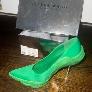 Azalea Wang Green Women's Heels